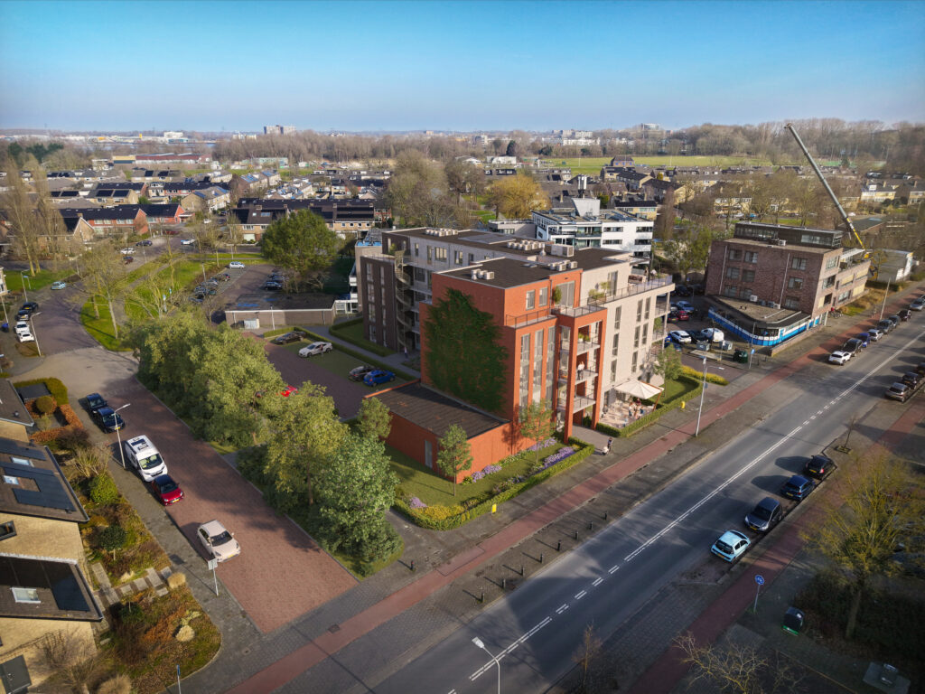Vogelvlucht Wonen in Palazzo Zwijndrecht appartementen en penthouse